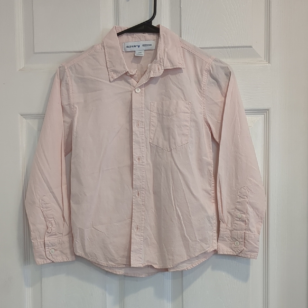 Old Navy Kids Size M(8) Button Down Shirt In Pink